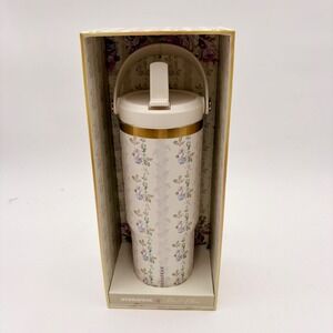 Hydrapeak Nomad 32oz Stainless Steel Insulated Bottle Floral Bloom Pink Gold NEW